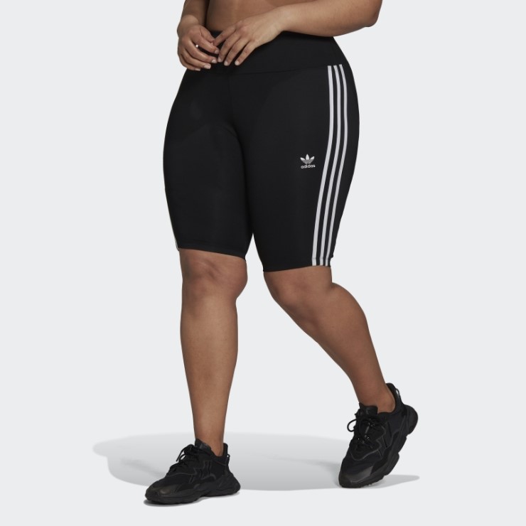 Negro Adidas Adicolor Classics High-waisted Primeblue Short Tights (talla Grande)
