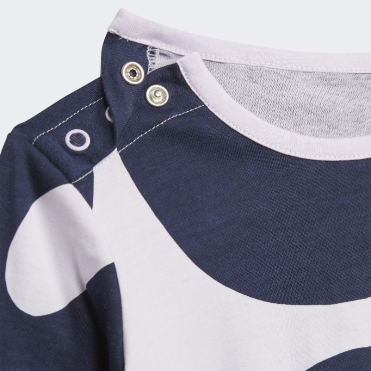 Vestido Marimekko Azul Marino Adidas