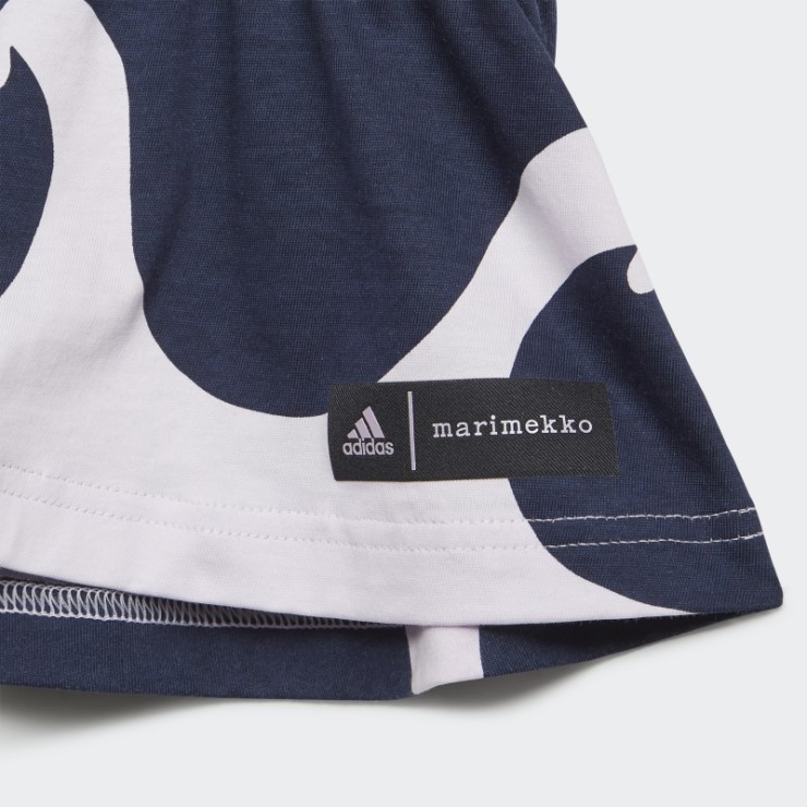 Vestido Marimekko Azul Marino Adidas