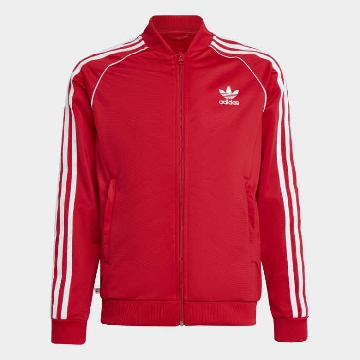 Chamarra Deportiva Adicolor Sst Escarlata Adidas