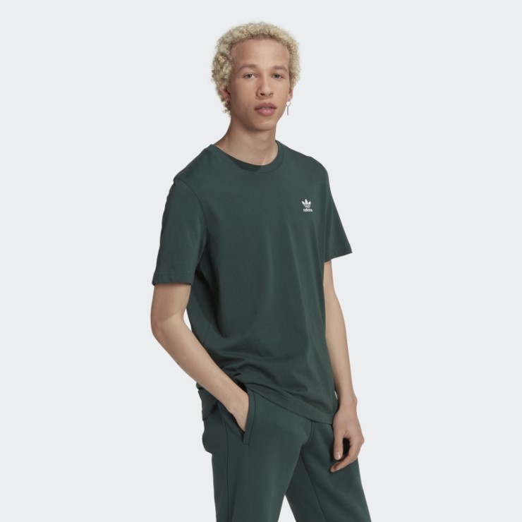 Camiseta Verde Mineral Adicolor Essentials Trefoil Adidas