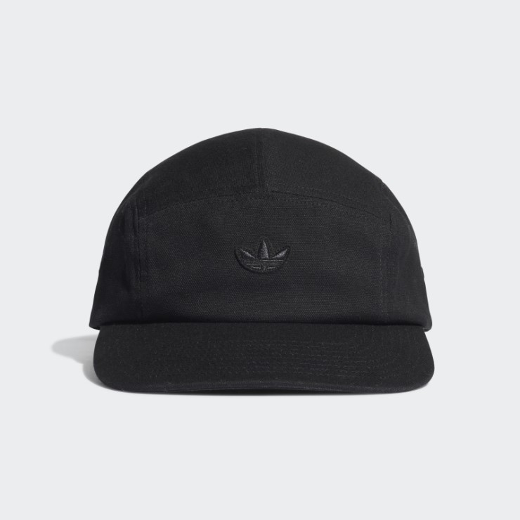 Adidas Gorra Negra De Cinco Paneles Adicolor
