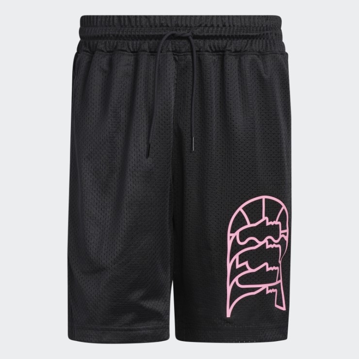 Pantalones Cortos Negros Adidas World Wide Hoops (género Neutral)