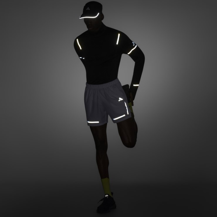 Pantalón Corto Adidas X-city Reflect At Night Blanco