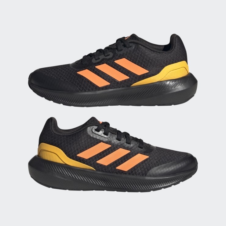 Adidas Falcon 3 Sport Encaje Zapatos Negro