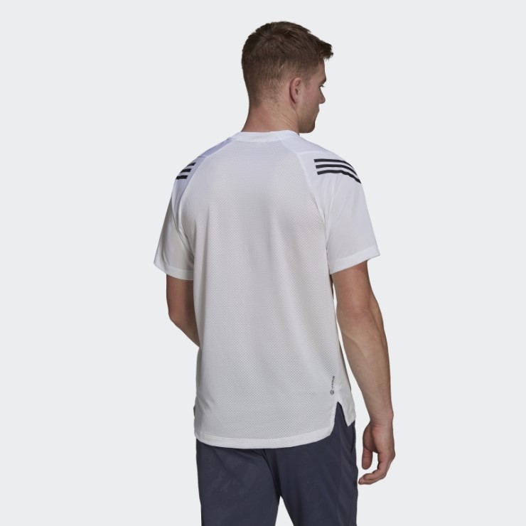 Adidas Camiseta Blanca De Entrenamiento Con Icono De Tren