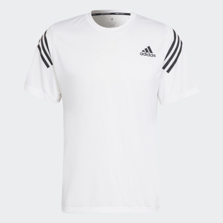 Adidas Camiseta Blanca De Entrenamiento Con Icono De Tren