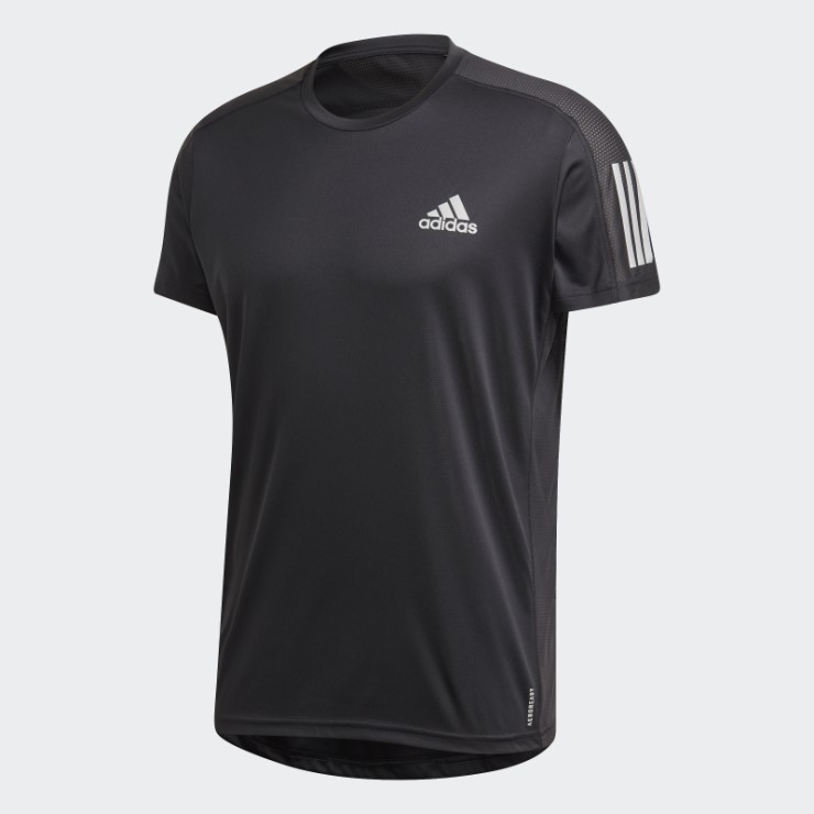 Negro Adidas Own The Run Camiseta De Moda