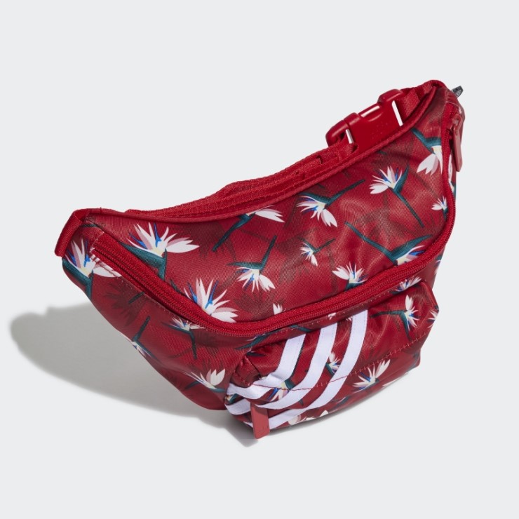 Riñonera Thebe Magugu X Adidas Rojo Caliente