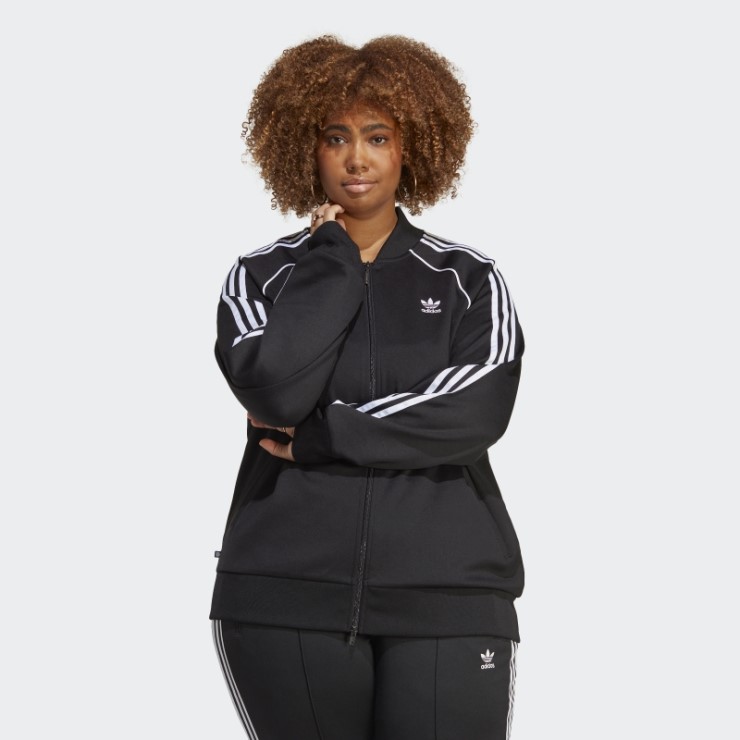 Chaqueta Deportiva Adidas Adicolor Classics Sst Negra (talla Grande)