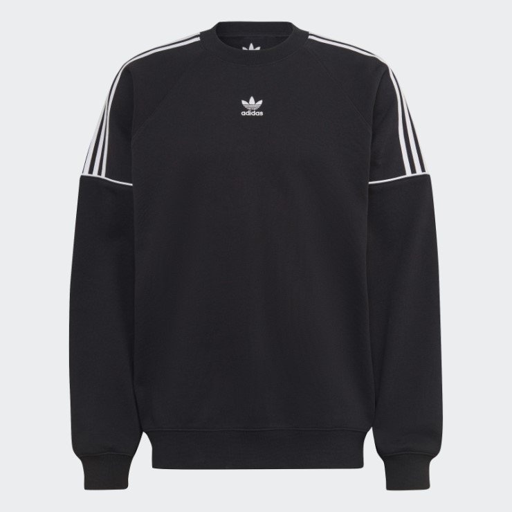 Adidas Rekive Crew Sudadera Negra Moda