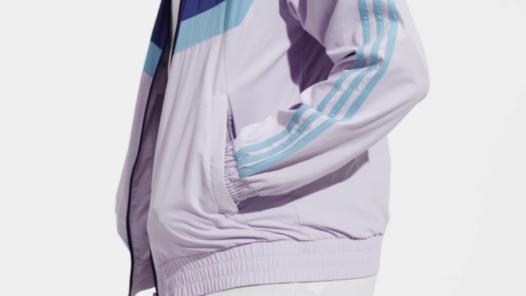 Hot Tiro Chaqueta Tejida Plata Amanecer Adidas