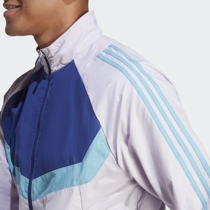 Hot Tiro Chaqueta Tejida Plata Amanecer Adidas