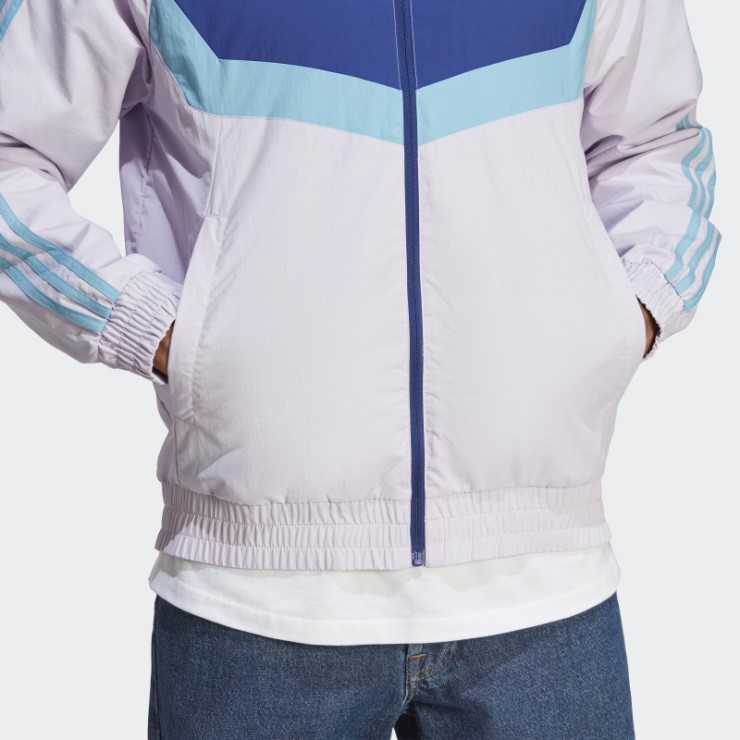 Hot Tiro Chaqueta Tejida Plata Amanecer Adidas