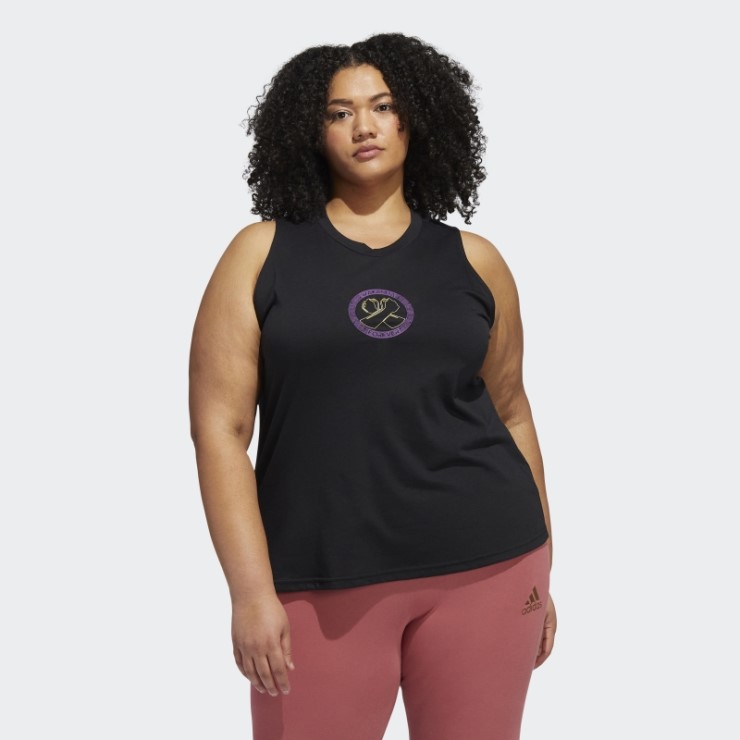 Negro Camiseta Sin Mangas Con Gráfico De Pantera Negra Marvel De Adidas