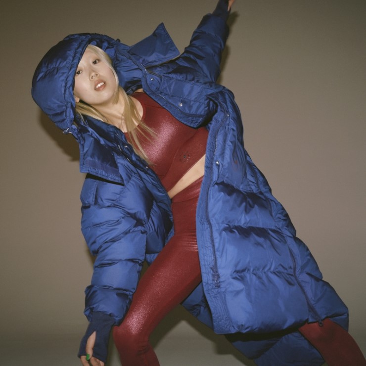 Adidas By Stella Mccartney Leggings De Entrenamiento Brillantes Burdeos Moda