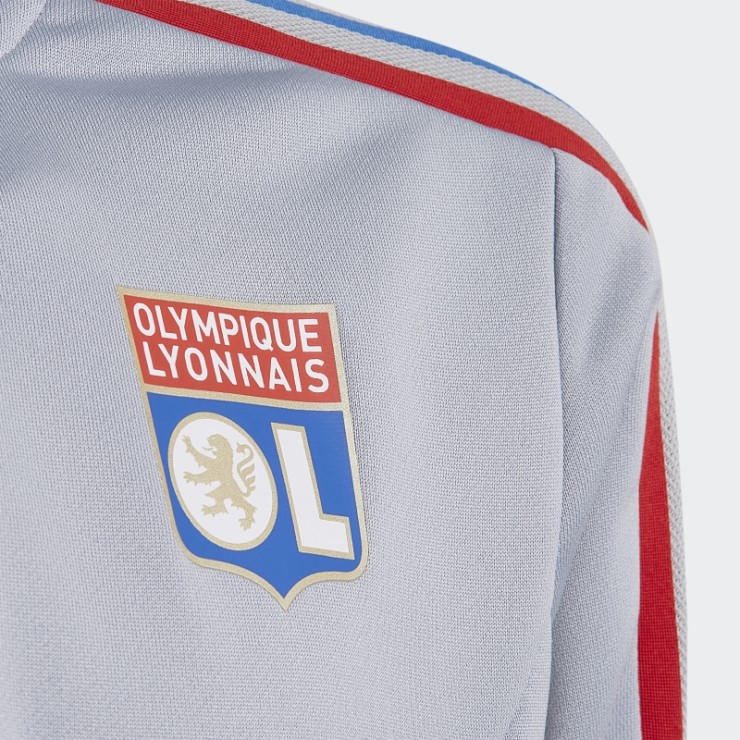 Camiseta De Entrenamiento Tiro 21 Del Olympique De Lyonnais Plata Adidas