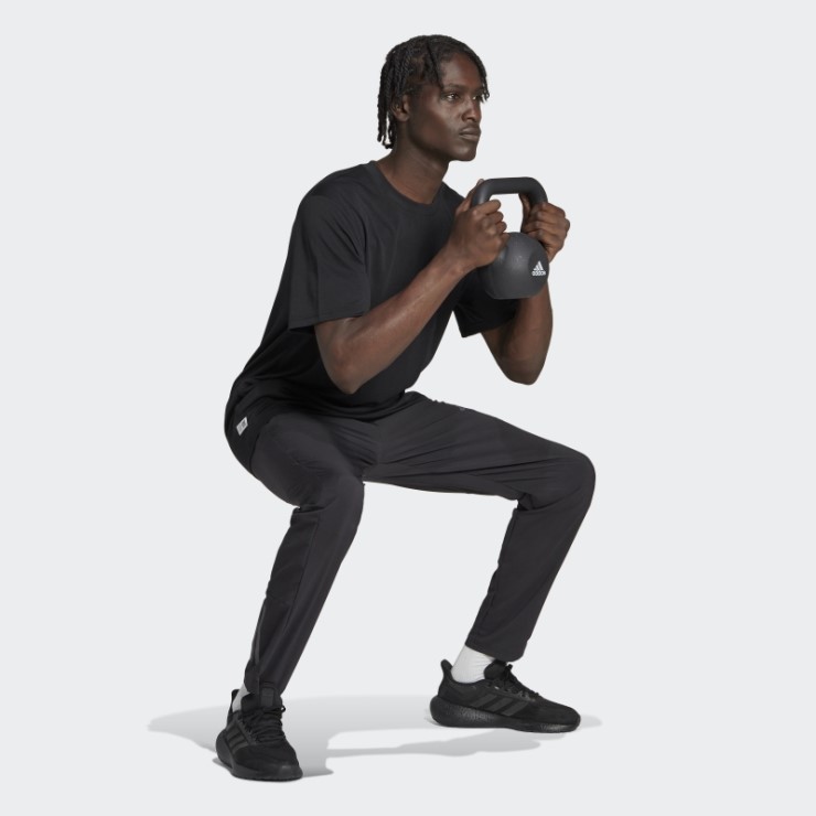 Camiseta De Entrenamiento Negra Adidas Train Essentials Made To Be Remade