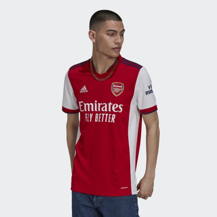 Camiseta Blanca Adidas Primera Equipación Arsenal 21/22