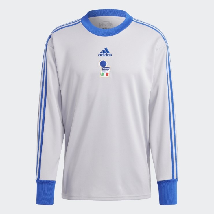 Camiseta De Portero Adidas Italy Icon Gris Gloria