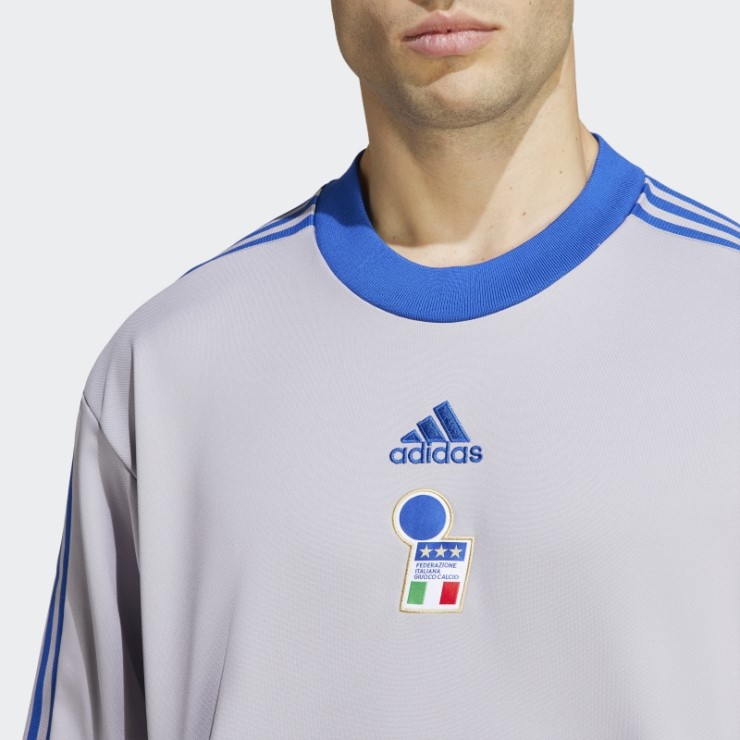 Camiseta De Portero Adidas Italy Icon Gris Gloria