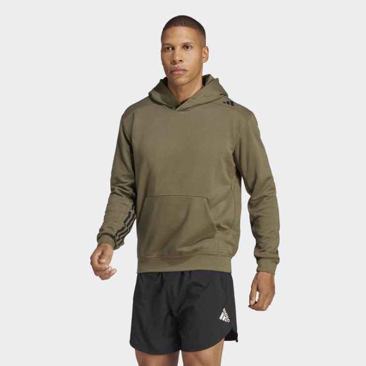 Diseñada Para Entrenar Sudadera Con Capucha Hiit De La Serie Pro Seleccionada Por Cody Rigsby Adidas Olive Fashion