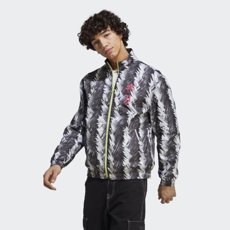 Chamarra Reversible Negra Adidas Juventus Himno