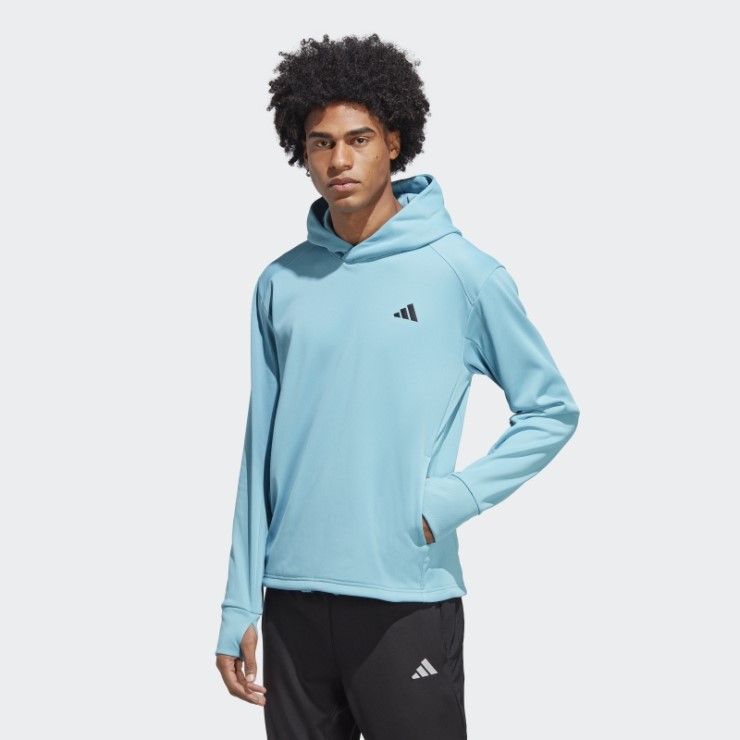 Adidas Made To Be Remade Aeroready Running Sudadera Con Capucha Azul