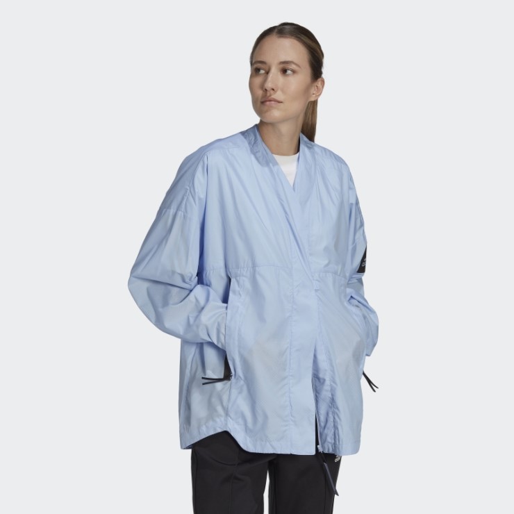 Cárdigan Adidas Myshelter Windweave Azul Amanecer