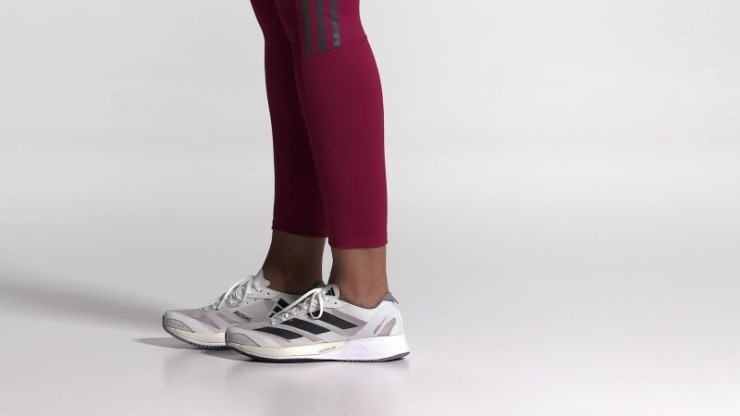 Blanco Adizero Adios 7 Zapatos Adidas