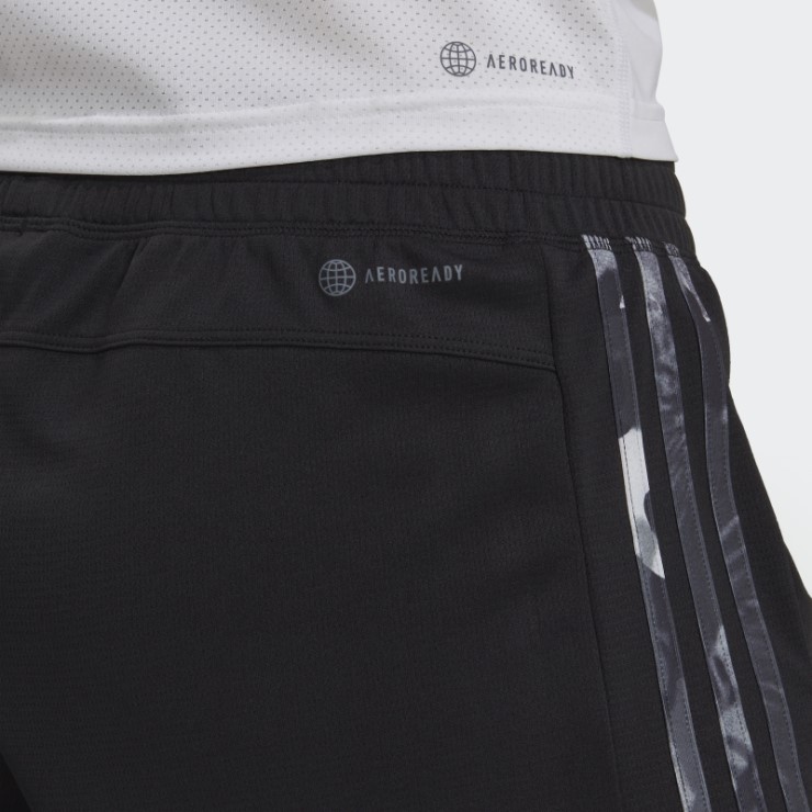 Negro Adidas Aeroready Hecho Para Entrenar Shorts Florales Pacer