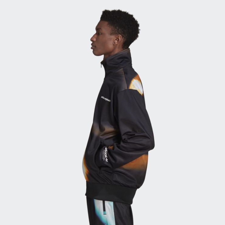 Sudadera Negra Con Gráficos Y2k Adidas