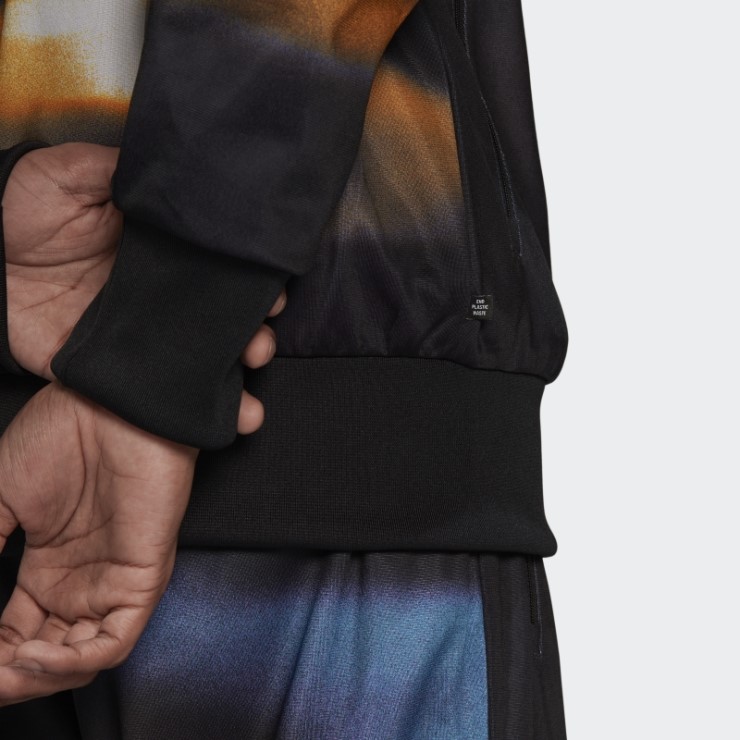 Sudadera Negra Con Gráficos Y2k Adidas