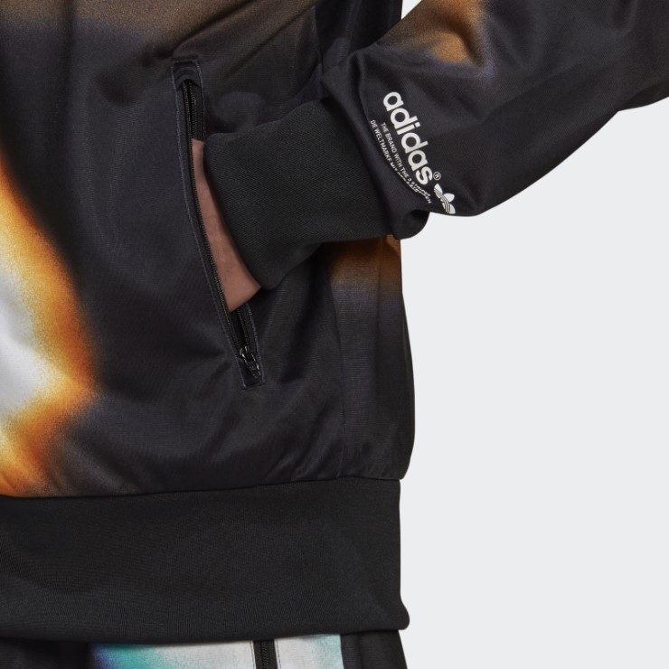 Sudadera Negra Con Gráficos Y2k Adidas