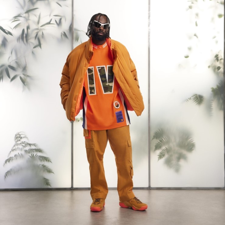 Chaqueta Acolchada De Nailon Ligero Naranja Adidas Focus (todos Los Géneros)