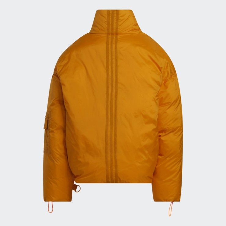 Chaqueta Acolchada De Nailon Ligero Naranja Adidas Focus (todos Los Géneros)