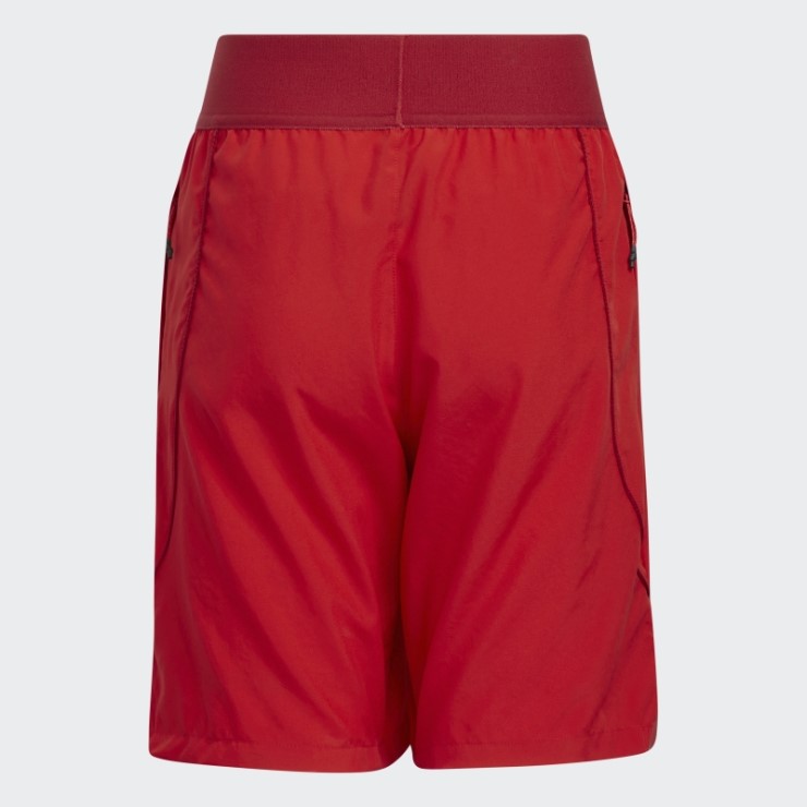 Rojo Adidas Donovan Mitchell D.o.n. Número 4 Pantalones Cortos