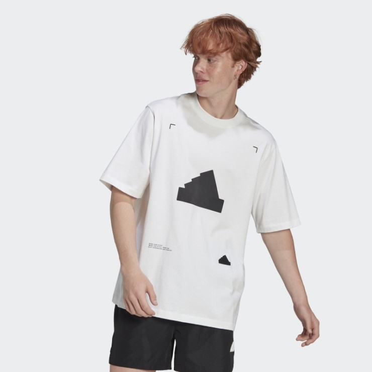 Camiseta Oversize Adidas Blanca