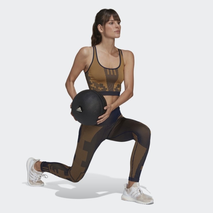 Adidas X Karlie Kloss Top De Punto A Capas Sin Costuras Mesa