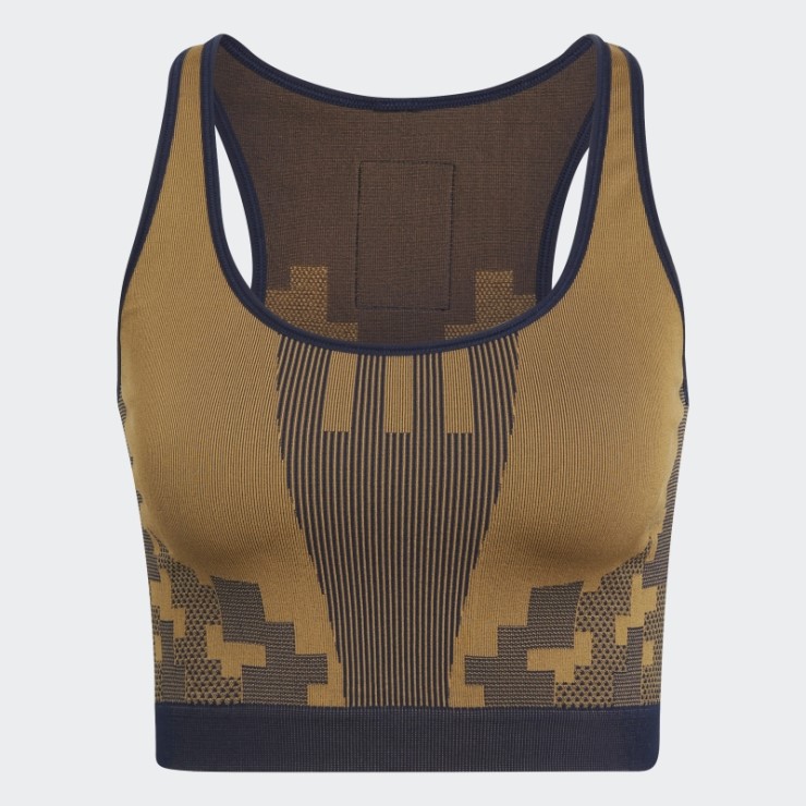 Adidas X Karlie Kloss Top De Punto A Capas Sin Costuras Mesa