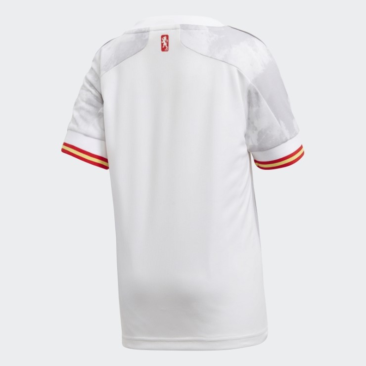 Mini Equipacion Adidas España Segunda Equipacion Blanca