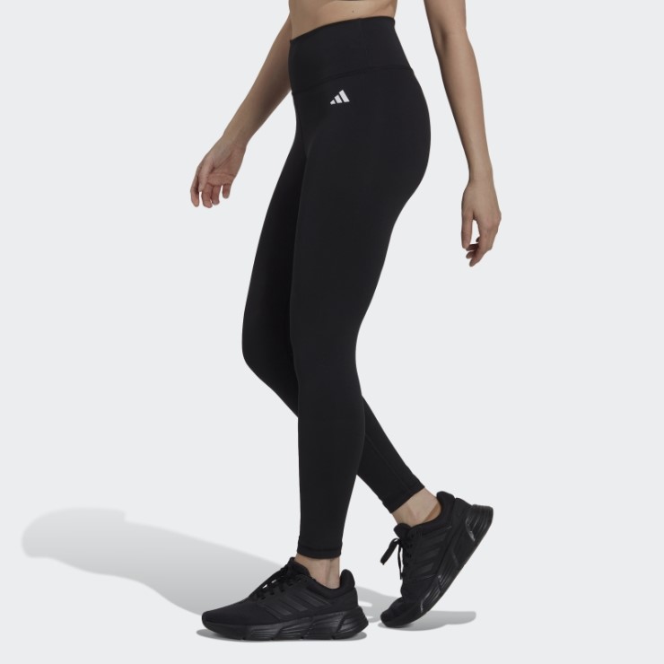 Leggings Negros De Cintura Alta 7/8 Essentials De Entrenamiento De Adidas