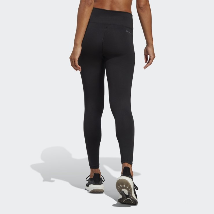 Leggings Negros De Cintura Alta 7/8 Essentials De Entrenamiento De Adidas