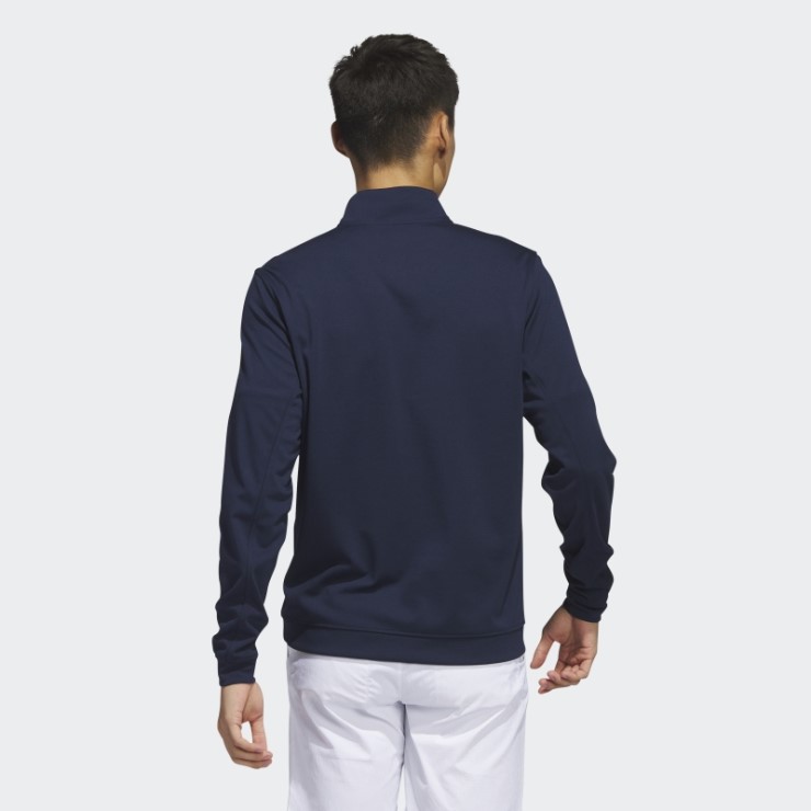 Sudadera Azul Marino Elevada Con Cremallera De 1/4 Adidas