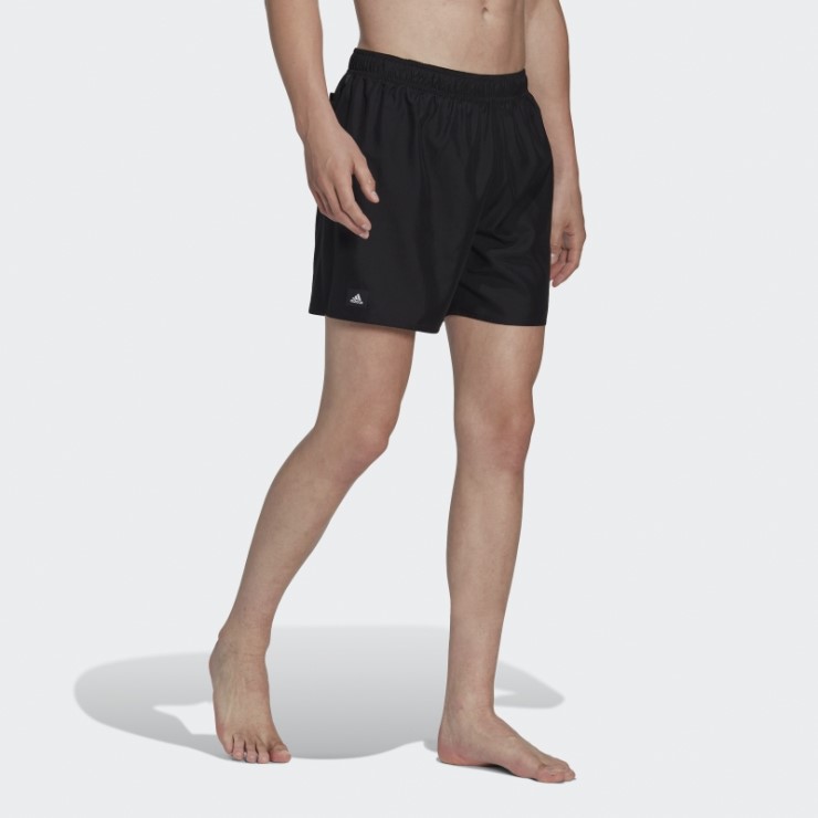 Adidas Shorts De Baño Negros Clx De Longitud Corta