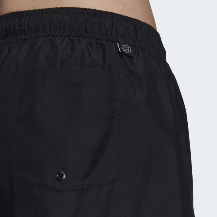 Adidas Shorts De Baño Negros Clx De Longitud Corta