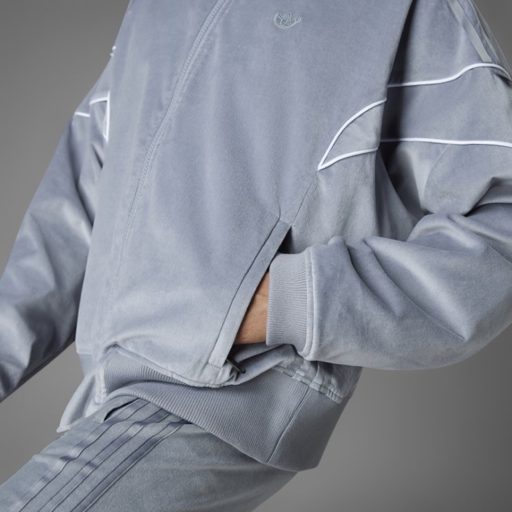 Versión Azul Challenger Track Top Adidas Gris