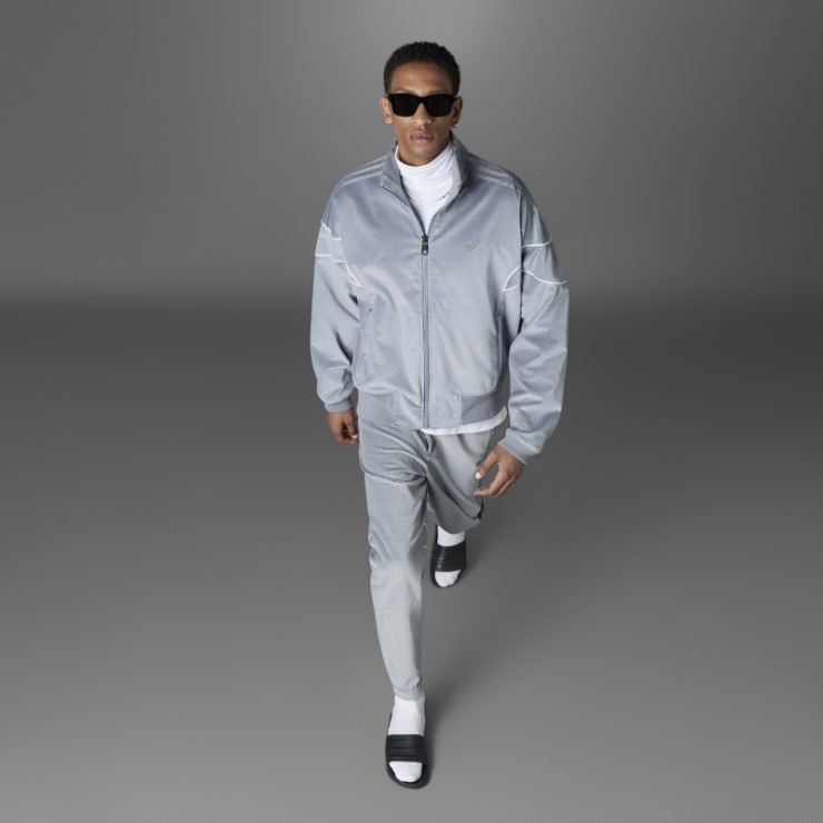 Versión Azul Challenger Track Top Adidas Gris