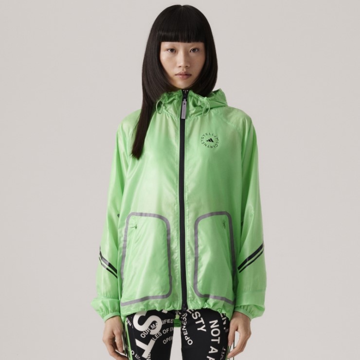 Adidas By Stella Mccartney Truepace Chaqueta De Running Verde Flash