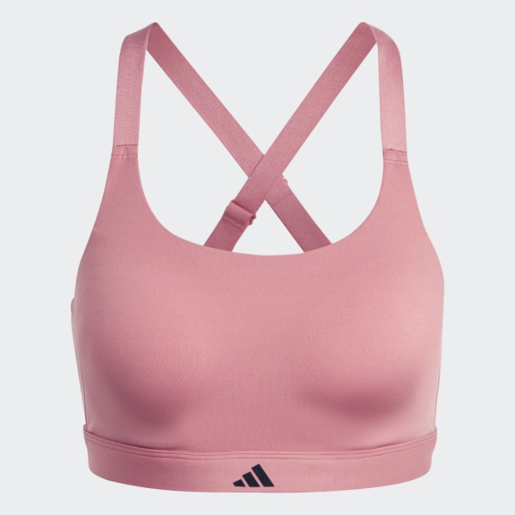 Sujetador De Entrenamiento De Alta Sujeción Tlrd Impact Luxe Rosa Adidas